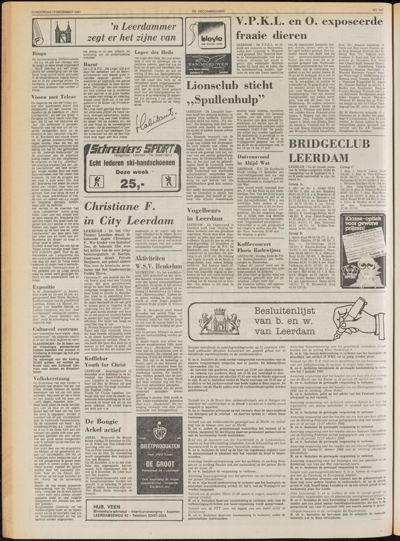 De Gecombineerde Zuid-Holland, 10 december 1981
