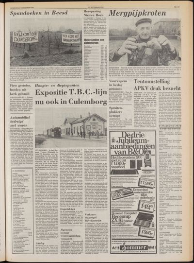 De Gecombineerde Zuid-Holland, 10 december 1981