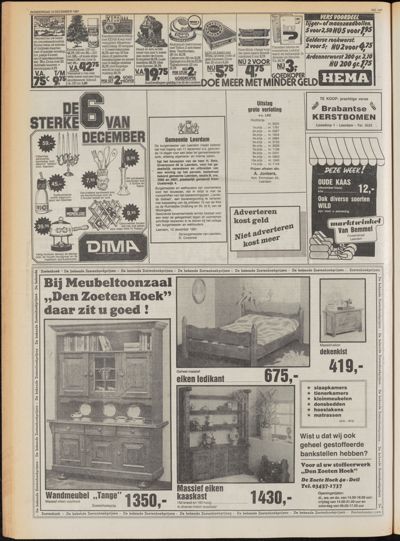 De Gecombineerde Zuid-Holland, 10 december 1981