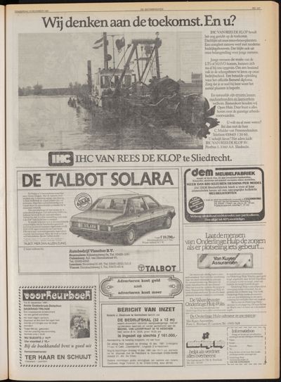 De Gecombineerde Zuid-Holland, 10 december 1981