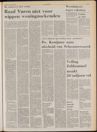 De Gecombineerde Zuid-Holland, 10 december 1981