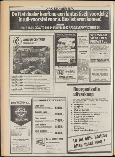 De Gecombineerde Zuid-Holland, 10 december 1981