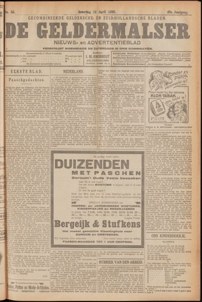 De Geldermalser, 19 april 1930