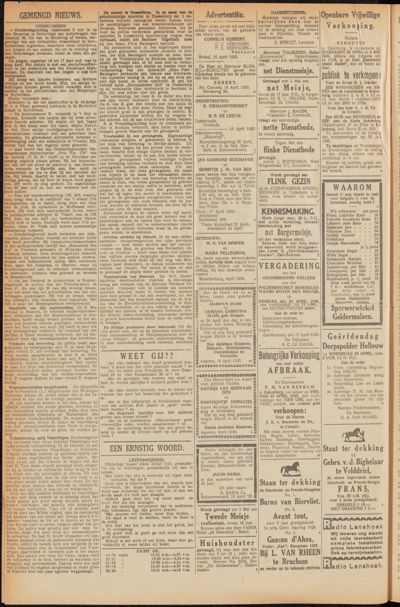 De Geldermalser, 19 april 1930