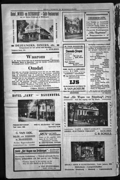 Pension- en Woningcourant, 1 augustus 1911 (nr. 7, jrg. 11)