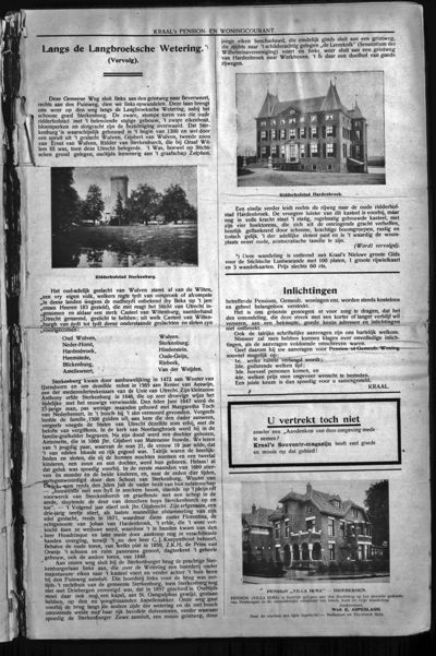 Pension- en Woningcourant, 1 augustus 1911 (nr. 7, jrg. 11)