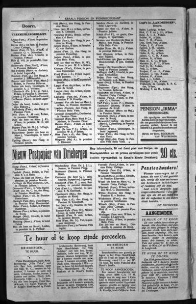 Pension- en Woningcourant, 10 augustus 1912 (nr. 7, jrg. 12)