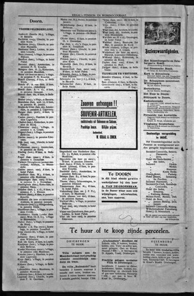 Pension- en Woningcourant, 1 augustus 1914 (nr. 8, jrg. 14)