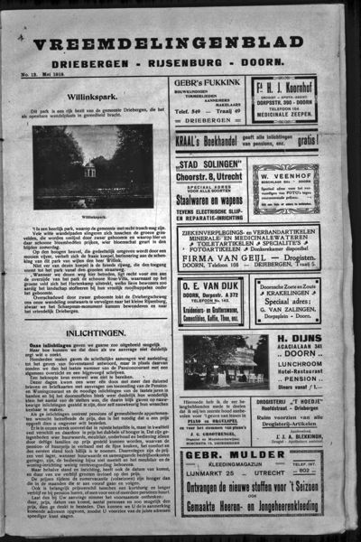 Pension- en Woningcourant, 1 mei 1918 (nr. 2, jrg. 18)
