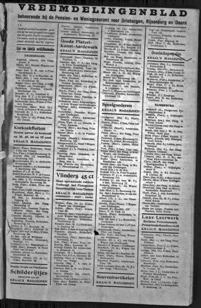 Pension- en Woningcourant, 10 augustus 1920 (nr. 3, jrg. 20)