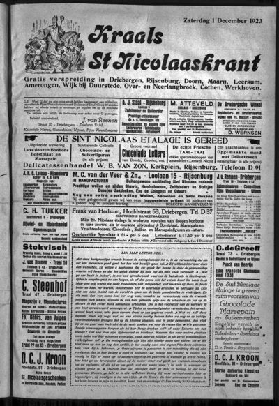Pension- en Woningcourant, 1 december 1923 (nr. 14, jrg. 23)