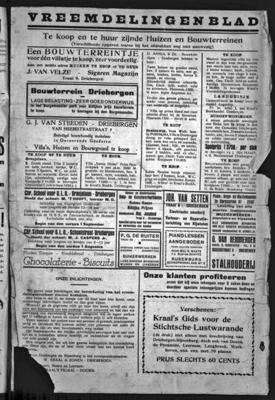 Pension- en Woningcourant, 1 december 1923 (nr. 14, jrg. 23)