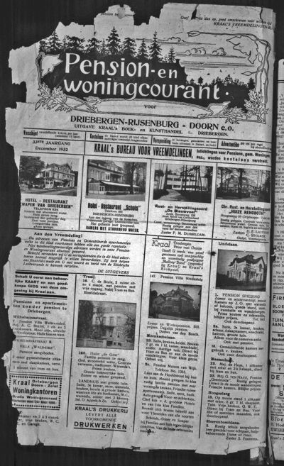 Pension- en Woningcourant, 1 december 1932 (nr. 10, jrg. 33)